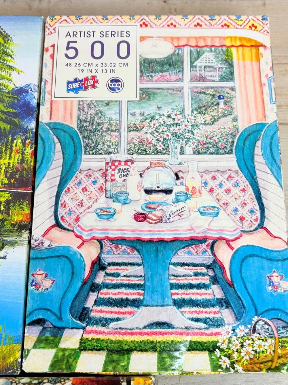 Lot Of 3 Artist Series Sure Lox 500 Piece Puzzles Sealed Challenging Colorful